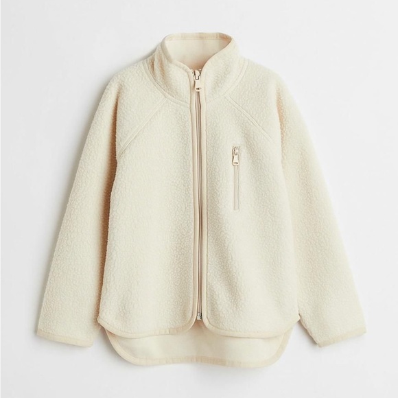 H&M Jackets & Blazers - H&M Zipper Teddy Jacket